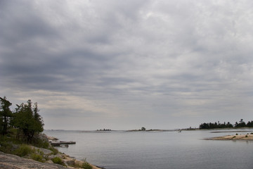 Georgian Bay lake, Canada