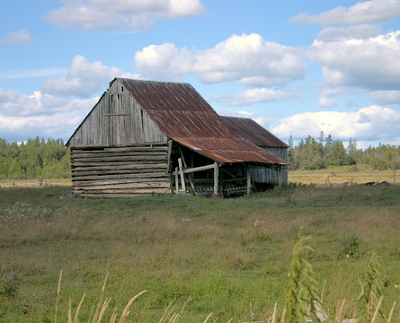Barn in Field