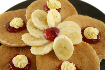 Butter And Jam Pancakes 1