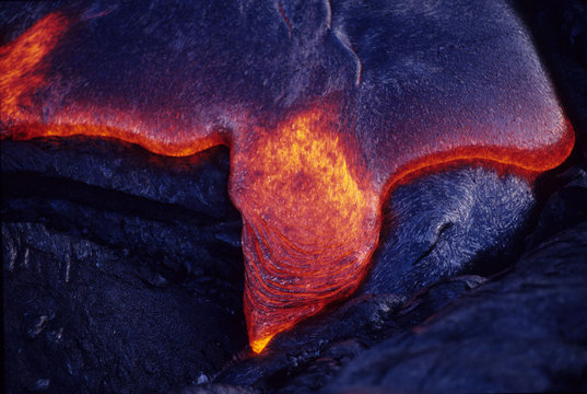 Lava flow, Hawaii Volcanoes National Park, Hawaii