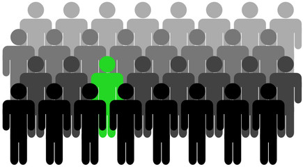 le bon candidat dans la foule