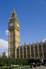 Fototapeta na wymiar Big Ben i London Eye