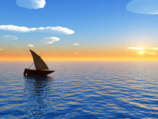 Obraz na płótnie Canvas Small Boat
