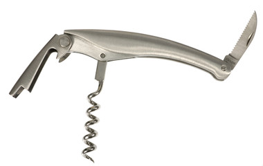 corkscrew, stopper, knife