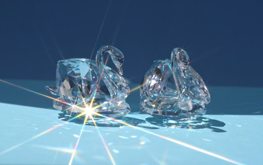 Crystal Swans