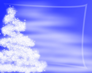 Abstract christmas tree