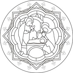 Colour in Nativity Scene
