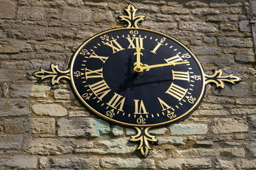 church steeple clock
