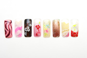 Figures on nails