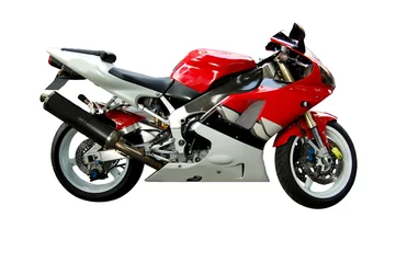 Motorcycle red