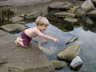 Boy at Sea Shore