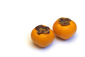 Fresh date plum isolated on white background