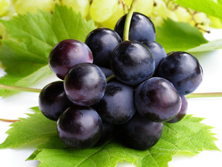 blue grapes