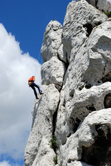 climbing man