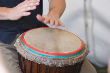 Playing the Drum