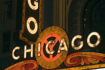 Crédence en verre imprimé Chicago Chicago, Chicago