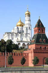 Fototapeta na wymiar Widok na Kreml i dzwonnicy Iwana Velikiy