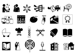 Icons collection #1. Isolated