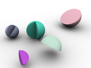 three-dimensional concept