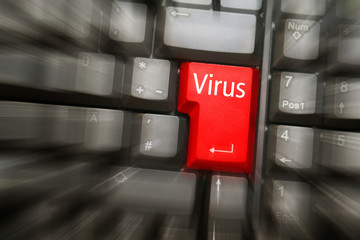 Keyboard mit Virus-Taste