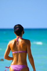 Woman on the beach