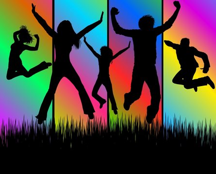 Young and happy