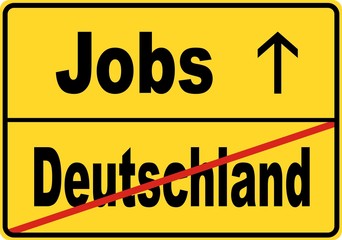 Obraz premium Arbeit im Ausland 1