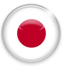japan button flagge
