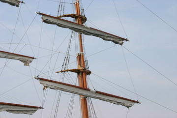 Sailing ship mast