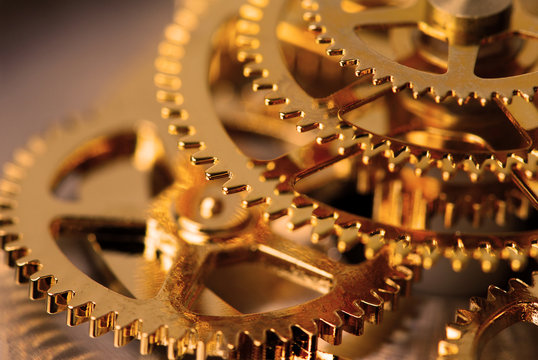 Goldene Zahnr&auml;der