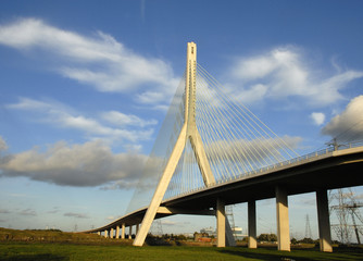 Fototapeta premium Modern Suspension Bridge