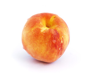 peach with drops