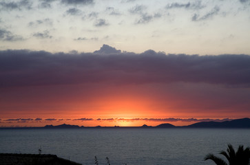 Coucher de soeil, Corse