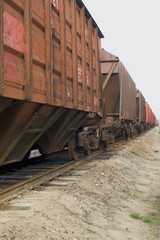 Obraz premium cargo train