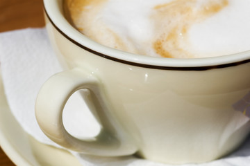 cup of coffee with milk goam