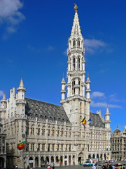 Fototapeta na wymiar Ratusz w Brukseli