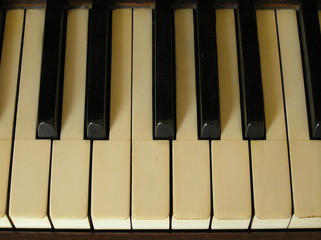 Naklejka premium Piano keys