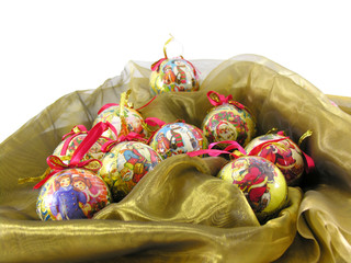Boules de Noël à l'ancienne