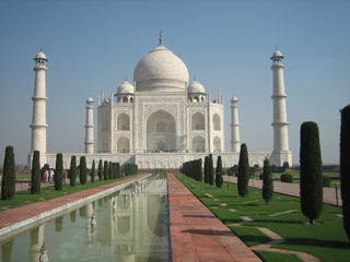Fotobehang Taj Mahal © Michael Neuhauß