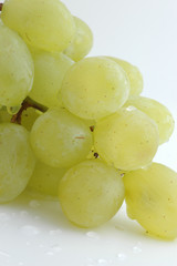 Racimo de uvas verdes