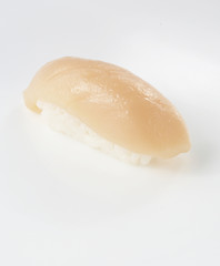 Isolated Japanese food sushi on white background