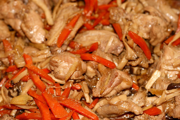 Chicken with vegetable