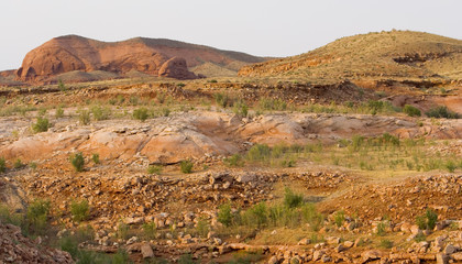 Fototapeta na wymiar Hills of the Lake Powell Desert
