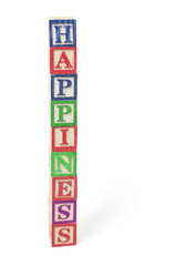 Alphabet Blocks - Happiness