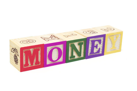 Alphabet Blocks - Money
