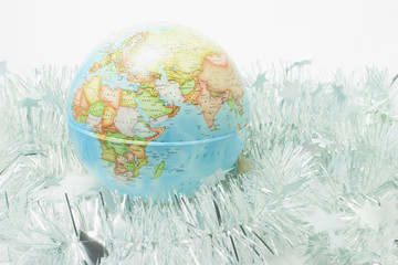 Globe with Tinsels