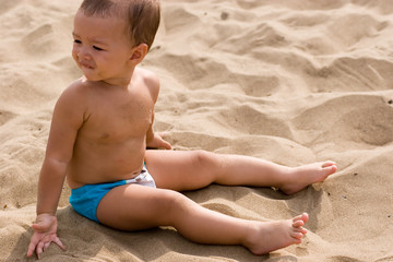 boy on sand
