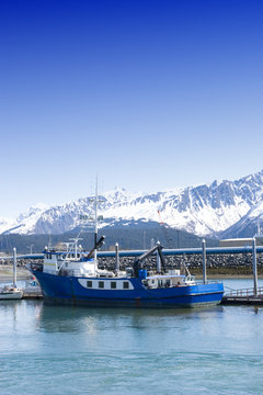 Fototapeta Fishing boats