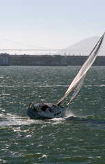 Windblown Sailboat