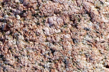 Structure of a stone, granite